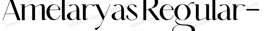 Amelaryas Regular字体转换